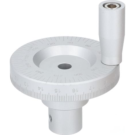 Drehbankhandrad mit 8 mm Innendurchmesser, hochpräzises Ersatzhandrad aus Aluminiumlegierung für die Gleitführungsschiene des Drehtisches (1/5)
