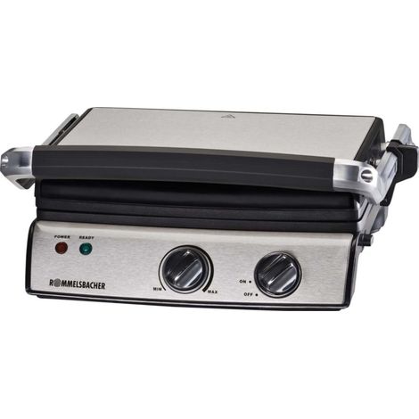 Rommelsbacher KG 2020 Edelstahl Kontaktgrill (1/2)