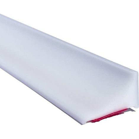 Barrage de douche pliable - Pour comptoirs de cuisine et de salle de bain - Empêche l'eau de tomber au sol - Blanc - 2 mètres - Blanc (1/5)