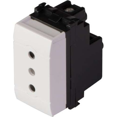 Frutto presa 10A 2P+T 250V Evolution Bianco