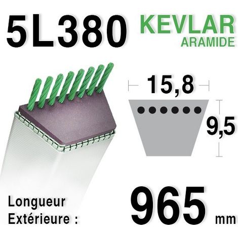 Courroie 5L380 - 5L38 KUBOTA 6132162210