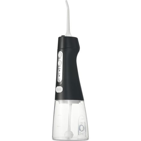 Hydropulseur sans fil avec 3 modes, réservoir d'eau de 300 ml pour le nettoyage des dents, étanche IPX7, portable et rechargeable par USB. (1/5)