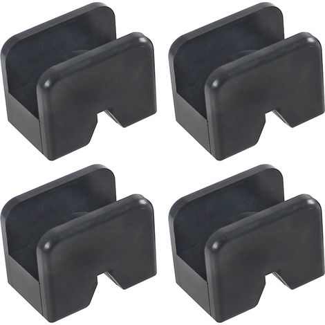 Coussinets de support fendus en caoutchouc - Adaptateur de soudure de voiture - Facile à installer - Convient pour 2 à 3 tonnes de levage (1/5)