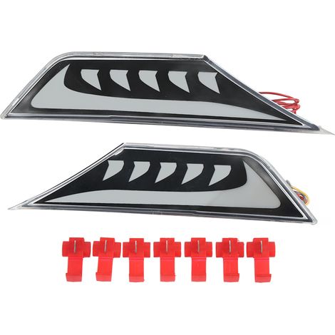 Feux de position LED style JDM blancs DRL clignotants dynamiques séquentiels ambre remplacement pour Civic 10e génération 2016+ (1/5)