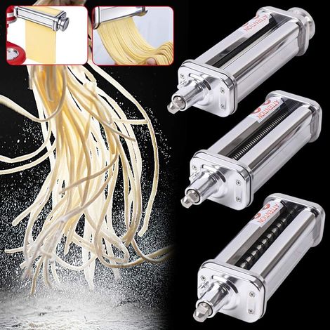 Kit von Nodeln aus Edelstahl Italien Presse - Nodeln Struktur aus Edelstahl Schneider 6,3 mm Dicke
