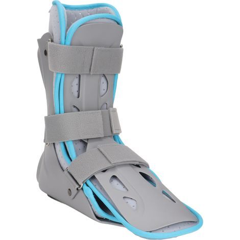 Attelle de Cheville Ajustable et Respirante - Rééducation Post-Fracture - Protection Latérale - Côté Droit - Taille L (1/5)