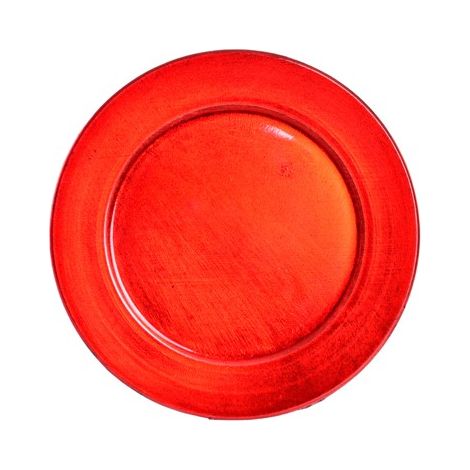 SOUS ASSIETTE PAN PP ROUGE - 13X13 CM