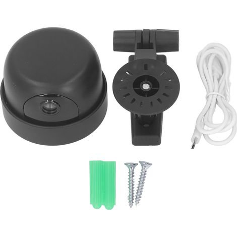 Caméra de sécurité sans fil à rotation 360° avec détection de mouvement, appel vocal et vision nocturne HD pour la surveillance domestique. (1/5)