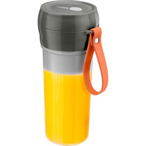 Frullatore portatile senza fili WADFOW da 300 ml, 30 W, 2 lame in acciaio inossidabile