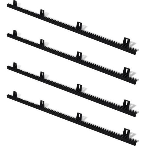 4 pcs Crémaillères pour Motorisation portail coulissant