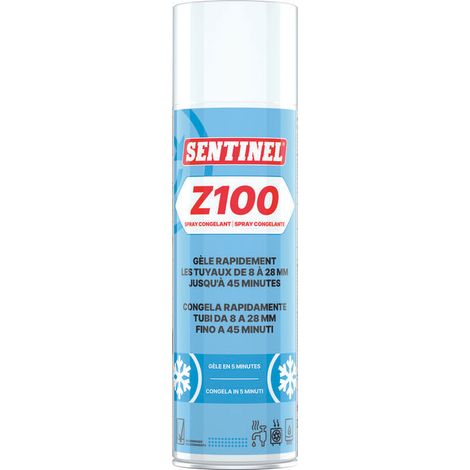 Sentinel – Spray congelant pour tuyauterie – Gel rapide jusqu'à 45 minutes – Compatible cuivre, plastique, plomb, acier et fer (1/3)