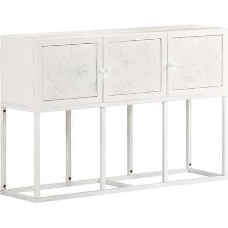 Buffet Bahut Meuble de rangement Commode 115x30x76 cm Bois de manguier massif 59996 (1/5)