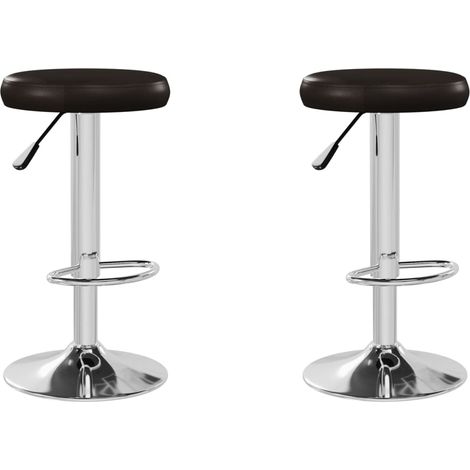 Maison Exclusive - Sgabelli da Bar 2 pz Marroni in Similpelle