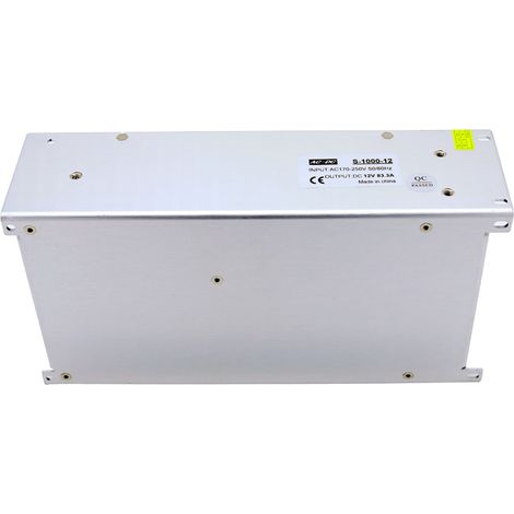 JOOLONPOR 1000W AC 100-240V auf DC 12V 83,3A Geregeltes Schaltnetzteil für LED-Streifen, Kameras, PCs, Projektoren, Radios (1/5)