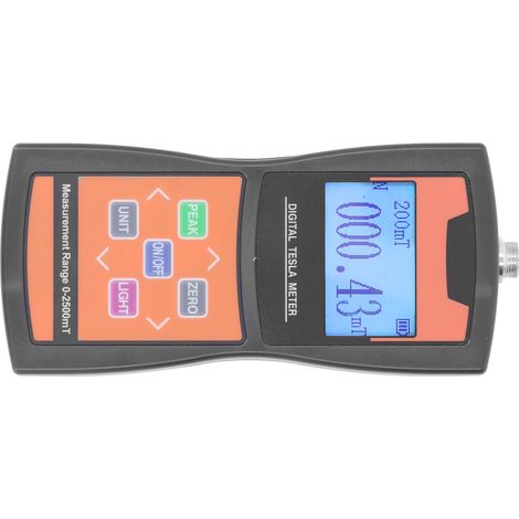 Handliches digitales Gaussmeter, hochpräzises Messgerät für die magnetische Oberflächenfeldstärke 0–2400 mT (1/5)