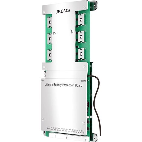 BMS 8S-24S 24V-72V 300A Bluetooth avec Équilibrage Actif 2A pour Batteries LiFePO4 Li-ION et LTO, Fonction Chauffage, Can RS485, Carte de Protection Lithium (JK-B2A24S30P-HC) (1/5)