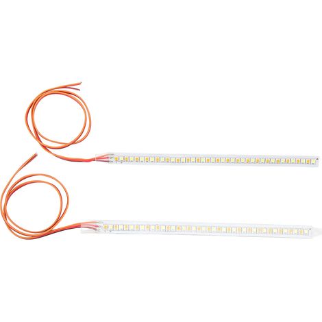 Paire de bandes LED 18cm pour rétroviseur latéral, ruban lumineux 12V haute luminosité, universel auto (1/5)