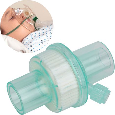 Masque de protection respiratoire jetable avec filtre antibactérien vert (1/5)