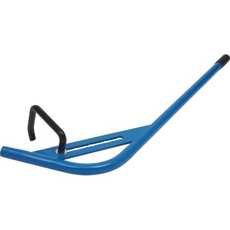 Séparateur de châssis automobile, réglage à 5 niveaux, construction en acier durable, Bleu (1/2)