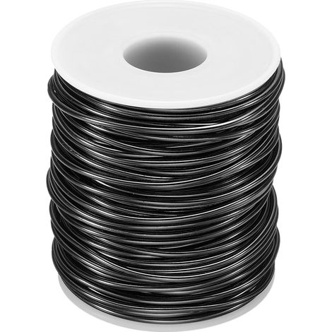 Fil Pour Bonsaï 2mm/12 Gauge 98ft Fil Formation Pour Bonsaï Noir (1/5)