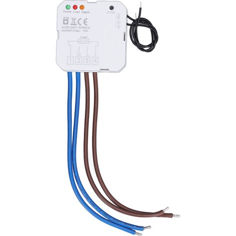 Thermostat-Empfänger für elektrische Heizung, Funksignal, Wechselstrom 90–240 V, 16 A, Temperaturregelungssystem (1/5)