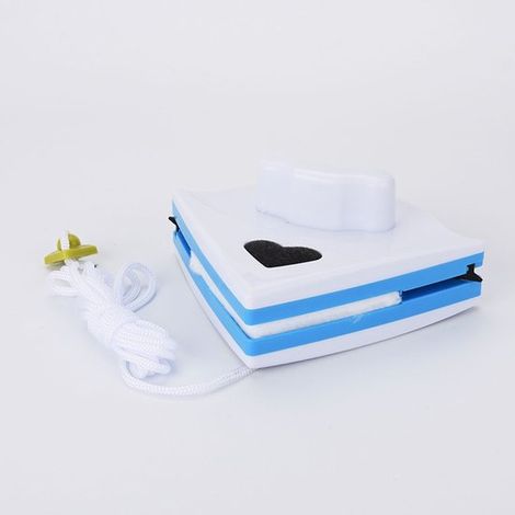 Detergente magnetico per finestre a doppia faccia, per vetri da 3 a 8 mm, con impugnatura ergonomica. (1/4)
