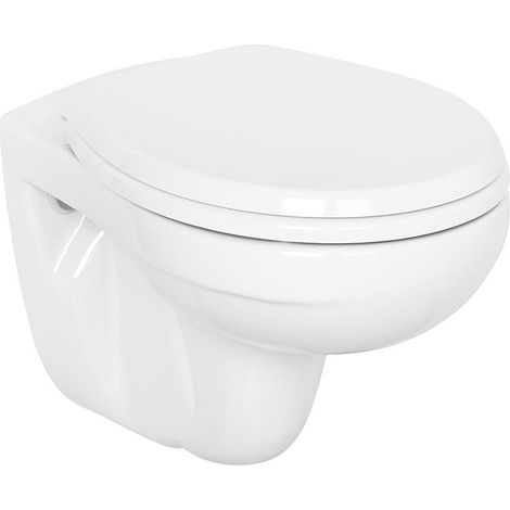 Pack WC combi Ideal Standard Eurovit sans bord de rincage, blanc