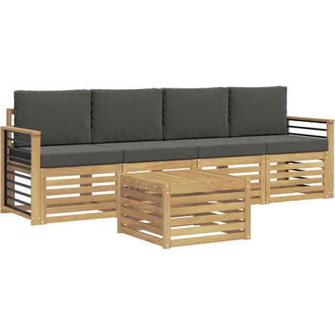 Juegos de sofás Madera de Acacia Sólida vidaXL