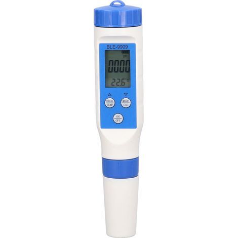 Compteur de test d'eau 5 en 1 Bluetooth5.2 PH TDS EC SALT TEMP APP Control Stylo de test intelligent pour aquariums de piscine (1/5)