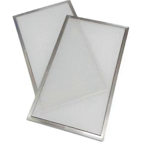 Kit de 2 filtres de rechange lavables en maille d'aluminium MERV 3 pour VRC/VRE 402041