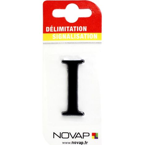 Lettre I Noire Hauteur 25mm - 4620183