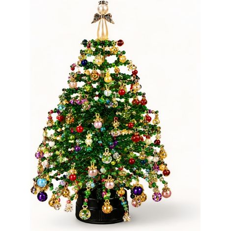 Kit créatif sapin de Noël miniature à assembler soi‑même, décoration de table pour intérieur, cadeau de Noël original