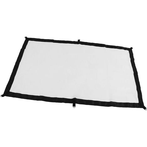 Écran de projection 16:9 avec crochets, HD, pliable, sans plis, pour intérieur et extérieur, 60 pouces (1/5)