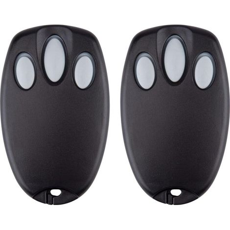 Lot de 2 télécommandes de rechange pour porte de garage Chamberlain Liftmaster Motorlift 94335E,84335E, ML700,ML500,ML850,Merlin + C945,C840 Security + émetteur portable 433,92 MHz