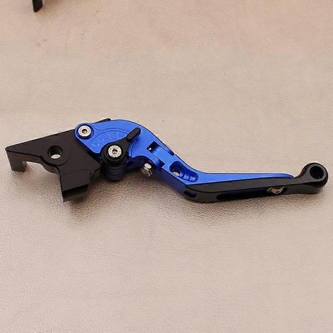 Poignée de frein pour moto MT09/MT07, petite poignée de klaxon modifiée pour Huanglong 600/300 (bleue), modèle domestique Ninja. (1/5)