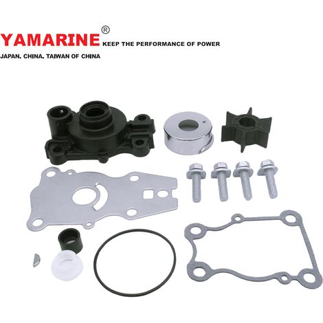 Kit de réparation pour pompe à eau de moteur hors-bord Yamaha 40 ch 66T-W0078-00 avec support de montage