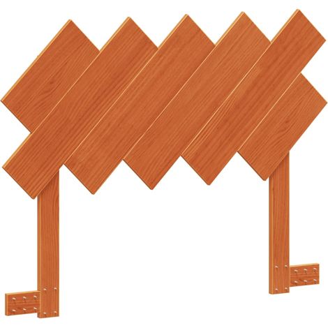 Maison Exclusive - Testiera Marrone Cera 100 cm in Legno Massello di Pino (1/5)