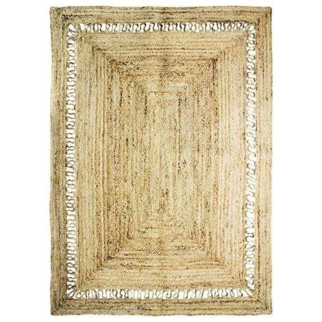Tapis salon en vague naturel 120x170