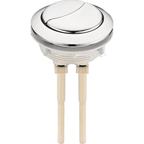 Botones de descarga dobles, fáciles de instalar (tamaño grande: diámetro interior 38 mm, diámetro exterior 48 mm, 2 botones). (1/5)