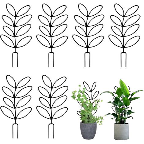 Juego de 6 soportes para plantas trepadoras, adecuados para plantas de interior, Monstera, flores y Hoya. Jardín (1/5)