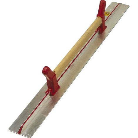 Regla para emparejar con mango - 1 cara dentada - 80 cm