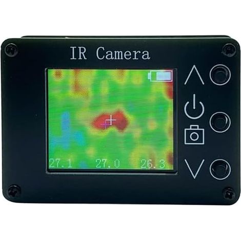 24X32 Pixel CaméRa D'Imagerie Thermique Infrarouge NuméRique Imageur Thermique 1.8 Pouces Capteurs de TempéRature D'Affichage LCD -40℃ à 300℃ (1/5)