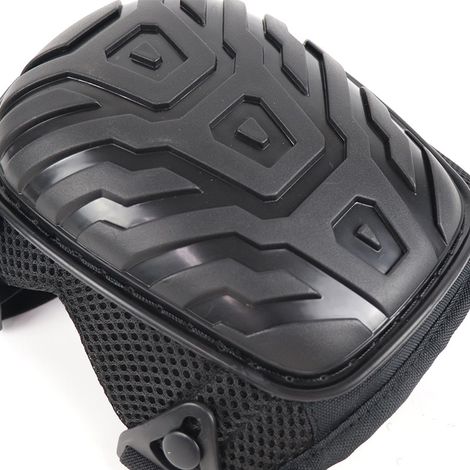 Genouillères de travail Coquille dure résistante à l'usure et antidérapante Décoration de voiture Réparation Jardin Genouillères de sport extérieur - Noir, 20cm16cm, 1 paire (1/4)
