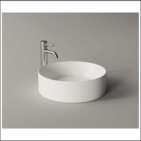 Lavabo d'Appoggio Spy Round - Diametro 40 cm - h12 cm - Alice Ceramica (1/5)
