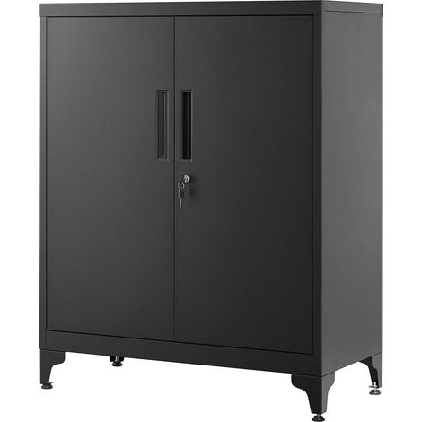 Caisson de Bureau à 2 Portes, Verrouillable, en Acier (1/5)