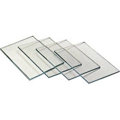 100 x VETRINO P/MASCHERA SALDATORE 75X98 INCOLORE