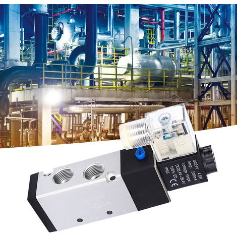 4V310-10 Auslassventil Typ 2 Positionen 5-Wege-Elektromagnetventil Industriezubehör für AirTAC (DC24V) (1/5)