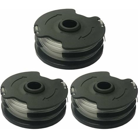 Ersatzspulen für den kabellosen Motorsensen Parkside PRTA 20-Li C3 (IAN351753), 3er-Pack Trimmerfaden für Parkside PRTA 20-Li C3. (1/4)