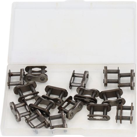 Lot de 20 maillons de chaîne maître 420 pour moto tout-terrain 50cc 70cc 90cc 110cc 125cc - Kit accessoires de liaison à rouleaux (1/5)