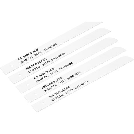 Sealey 141mm HSS Air Saw Blade 24tpi - Pack of 5 SA346/B24